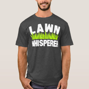 芝生のウィスパーおもしろいラーガーデニングパンプンのユーモア Tシャツ