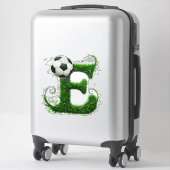 芝生のオブジェ E トピアリー サッカーボール シール (スーツケース)