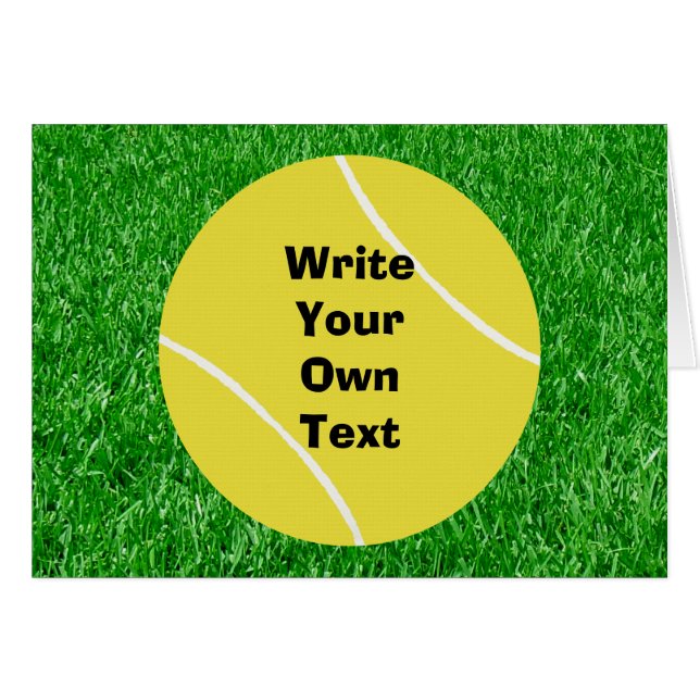 芝生のテニス・ボール (正面横)