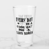 芝生のボウルに毎日が良いビアグラス タンブラーグラス (裏面)