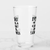 芝生のボウルに毎日が良いビアグラス タンブラーグラス (左)