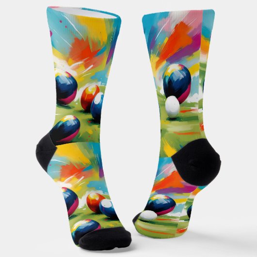 芝生のボウルのカラスプラッシュ、 ソックス (傾斜あり)