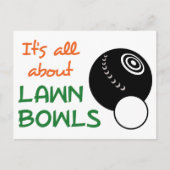 芝生のボウルの周り ポストカード (正面)
