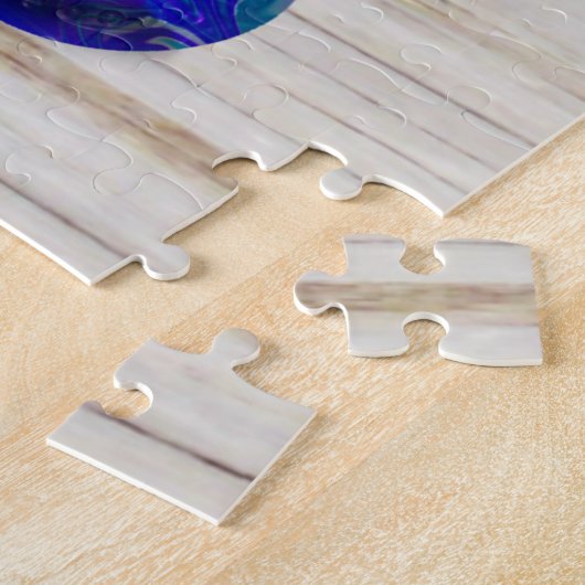 芝生のボウルの本のポップアート、ジグソーパズル ジグソーパズル (側面)