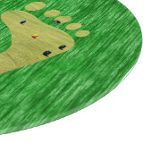 芝生のボウルの足跡 カッティングボード (角)