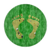 芝生のボウルの足跡 カッティングボード (正面)