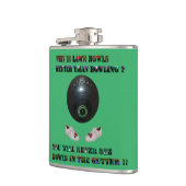 芝生のボウルはボーリングより良いからか？ フラスク (左)