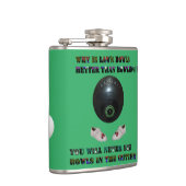 芝生のボウルはボーリングより良いからか？ フラスク (右)