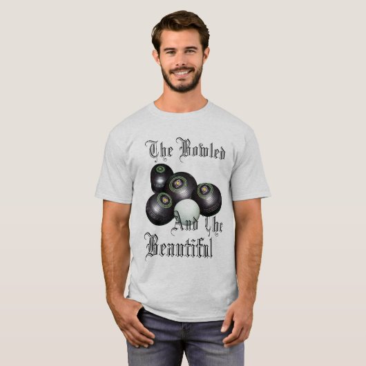 芝生のボウルは水に浸り美しかった Tシャツ (正面フル)