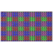 芝生のボウル数々の色パッチワークのパターン、大 テーブルクロス (正面(横))