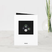 芝生のボウル、ハッピーバースデーパパスモールカード カード (裏面)