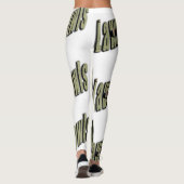 芝生のボールの寸法ロゴ、 レギンス (裏面)