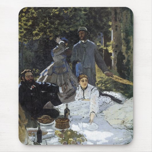 芝生のランチタイム マウスパッド (正面)