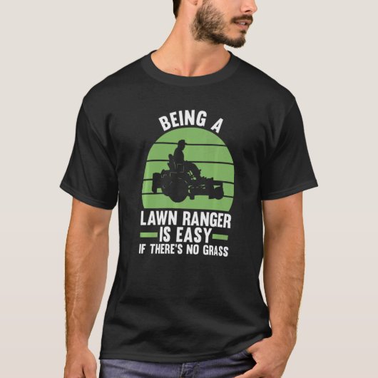 芝生のレンジャーであるもしは、簡単がない草ラ Tシャツ (正面)