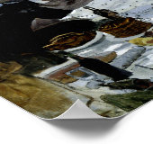 芝生の上のランチョン(ルデジュネールシュールルエルベ) ポスター (角)