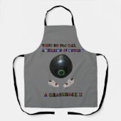 芝生の上の茶碗でだましなんて呼んでるおもしろい。 エプロン (正面)