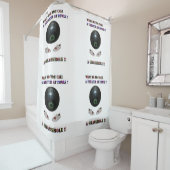 芝生の上の茶碗でだましなんて呼んでるおもしろい。 シャワーカーテン (インサイチュ)