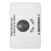 芝生の上の茶碗でだましなんて呼んでるおもしろい。 バスマット (正面縦)