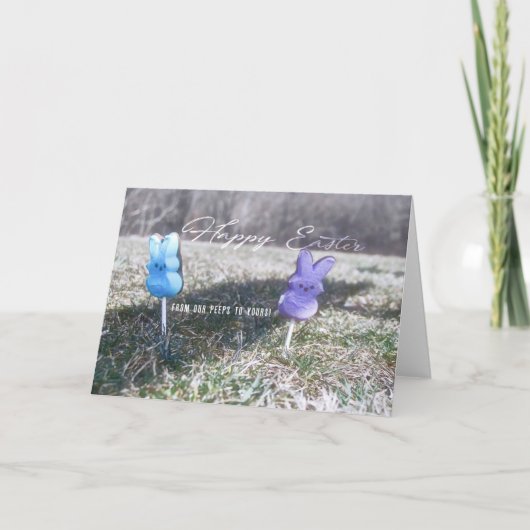 芝生の仲間たち　グリーティングカード サンキューカード (正面)