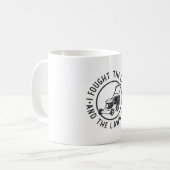芝生の刈り込み私は芝生を戦い、芝生が勝った コーヒーマグカップ (正面左)