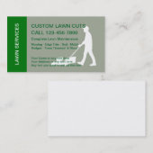 芝生の刈るサービス 名刺 (正面/裏面)