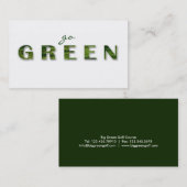 芝生の名刺のリサイクル 名刺 (正面/裏面)