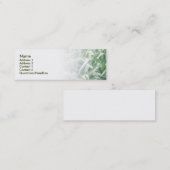 芝生の名刺 スキニー名刺 (正面/裏面)