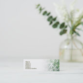 芝生の名刺 スキニー名刺 (スタンド正面)