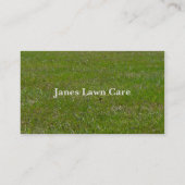 芝生の名刺 名刺 (裏面)
