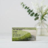 芝生の名刺 名刺 (スタンド正面)