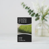 芝生の名刺 名刺 (スタンド正面)