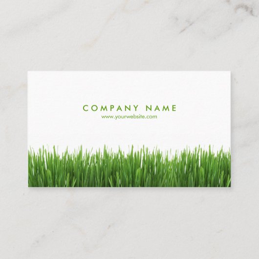 芝生の名刺 名刺 (裏面)