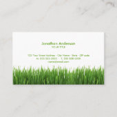 芝生の名刺 名刺 (正面)