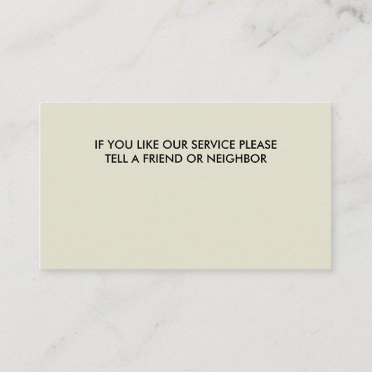 芝生の名刺NEW 名刺 (裏面)