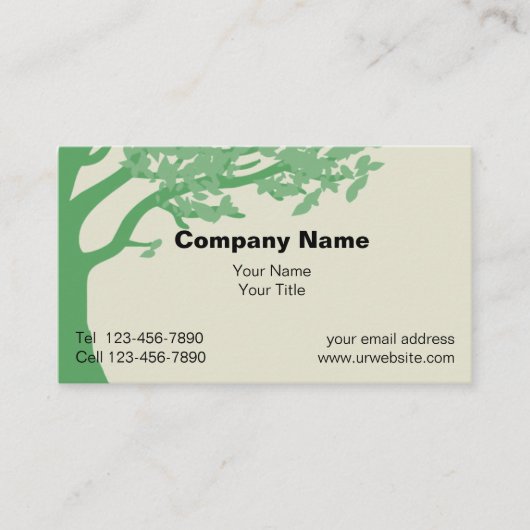 芝生の名刺NEW 名刺 (正面)