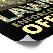 芝生の執行役員のおもしろい園芸用ギフト ポスター (角)