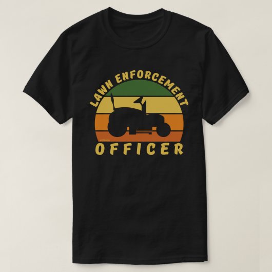 芝生の執行役員のおもしろい園芸用ギフト Tシャツ (デザイン正面)