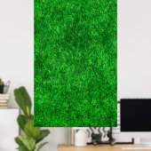 芝生の庭の公園地面 ポスター (ホームオフィス)