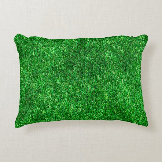 芝生の庭園の公園 アクセントクッション (正面)