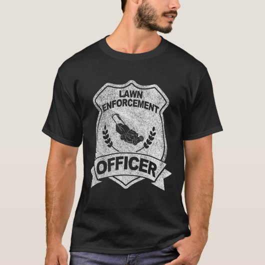 芝生の強制執行役芝刈り造園R Tシャツ (正面)