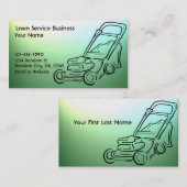 芝生の心配のカスタマイズ可能な名刺 名刺 (正面/裏面)