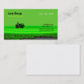 芝生の心配のサービス業カード 名刺 (正面/裏面)