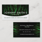 芝生の心配のスローガンの名刺 名刺 (正面/裏面)