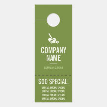 芝生の心配のドア・ハンガー