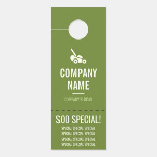 芝生の心配のドア・ハンガー ドアノブサイン