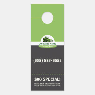 芝生の心配のドア・ハンガー ドアノブサイン