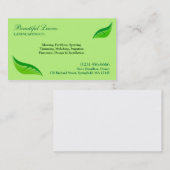 芝生の心配の名刺 名刺 (正面/裏面)