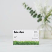 芝生の心配の名刺 名刺 (スタンド正面)