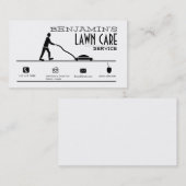 芝生の心配の名刺 名刺 (正面/裏面)
