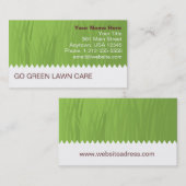 芝生の心配の名刺 名刺 (正面/裏面)